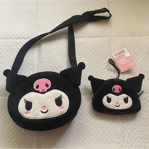 Kuromi Crossbody Bag and Coin Purse NWT 2022 Sanrio